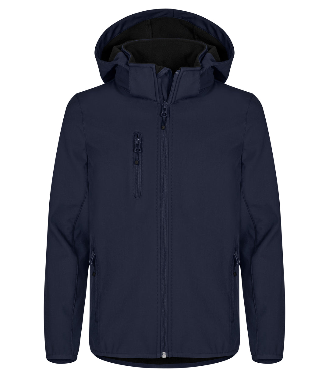 Jakke Clique Classic Softshell Jacket Junior – uten trykk – Marineblå