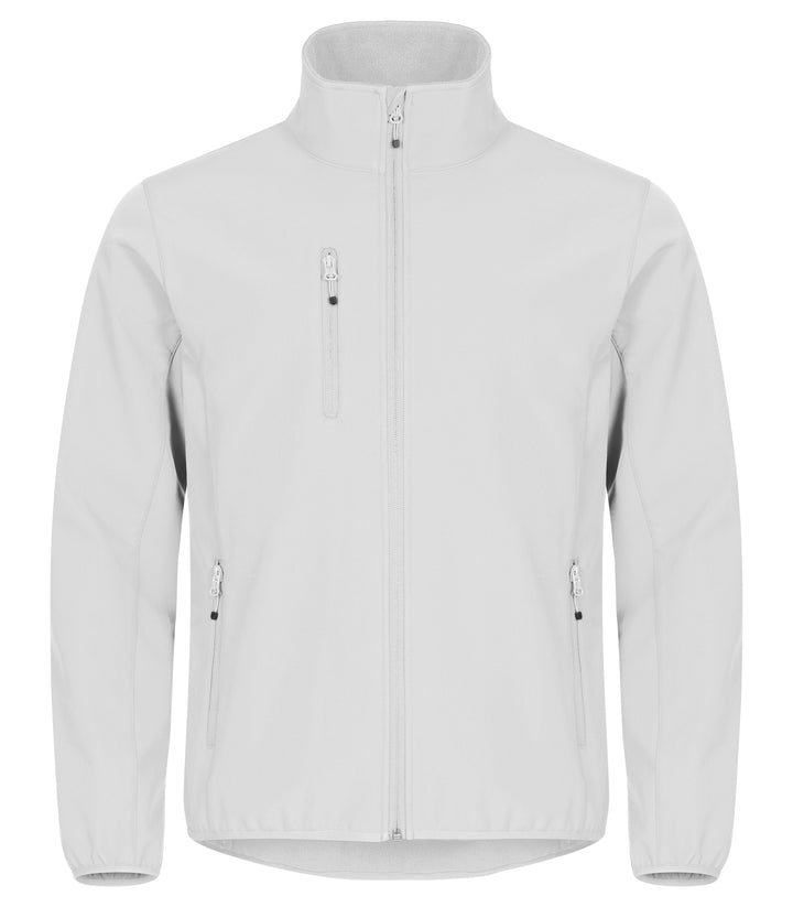 Softshelljakke Clique Classic Softshell Jacket Herre – uten trykk – Hvit
