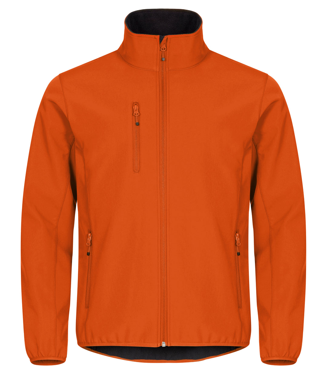 Softshelljakke Clique Classic Softshell Jacket Herre – uten trykk – Blodoransje