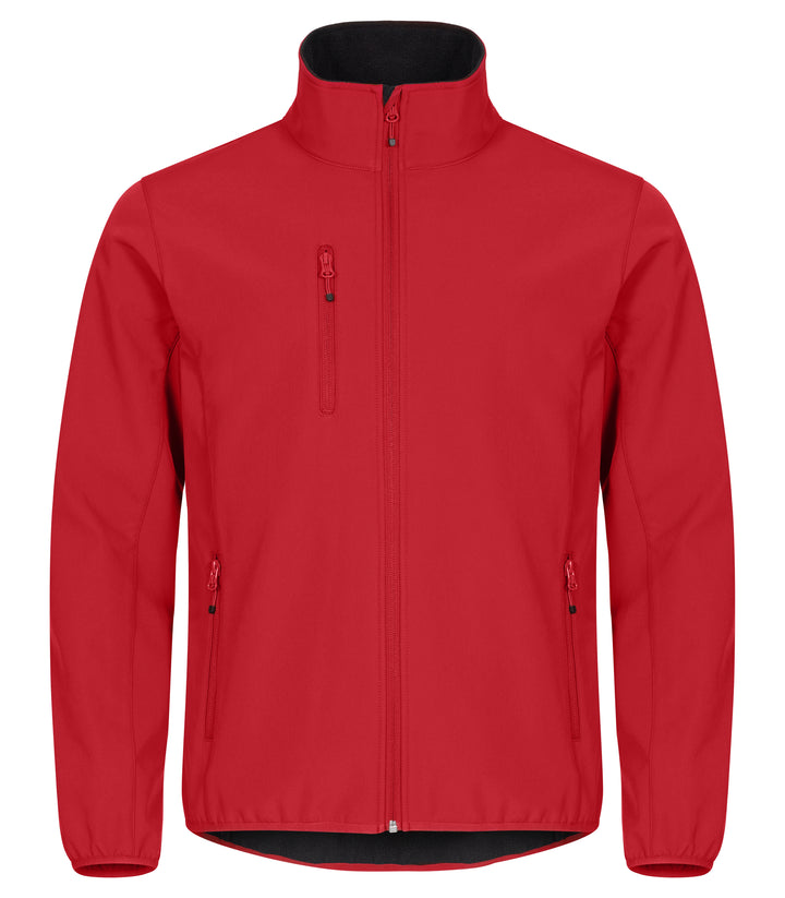 Softshelljakke Clique Classic Softshell Jacket Herre – uten trykk – Rød
