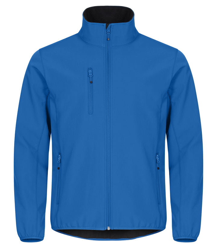 Softshelljakke Clique Classic Softshell Jacket Herre – uten trykk – Kongeblå