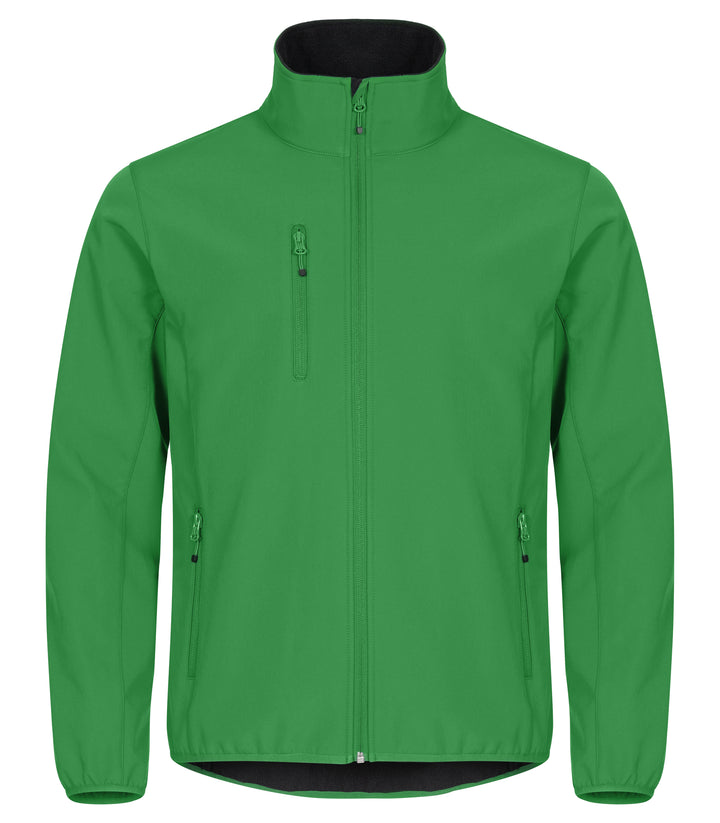 Softshelljakke Clique Classic Softshell Jacket Herre – uten trykk – Eplegrønn