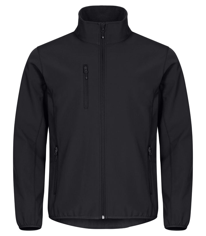 Softshelljakke Clique Classic Softshell Jacket Herre – uten trykk – Sort