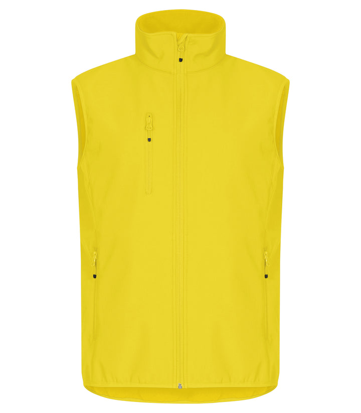Vest Clique Classic Softshell Vest Herre – uten trykk – Sitrongul