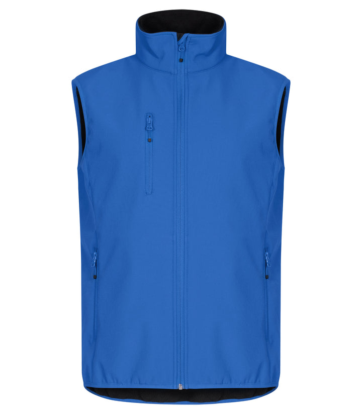 Vest Clique Classic Softshell Vest Herre – uten trykk – Kongeblå