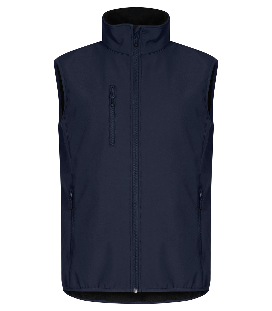 Vest Clique Classic Softshell Vest Herre – uten trykk – Marineblå