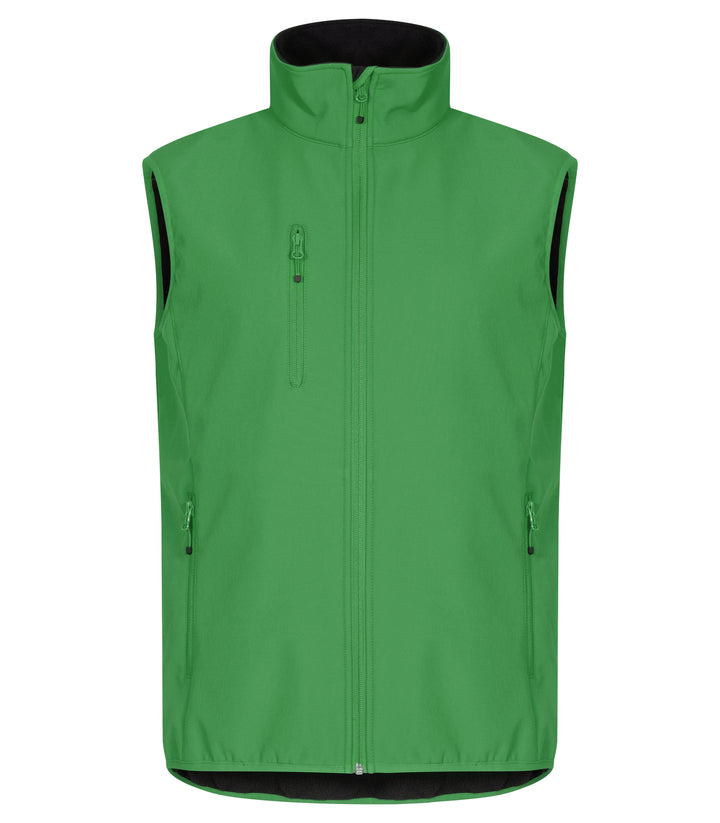 Vest Clique Classic Softshell Vest Herre – uten trykk – Eplegrønn