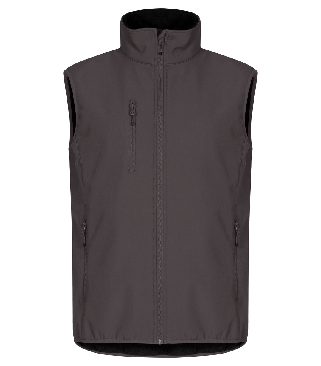Vest Clique Classic Softshell Vest Herre – uten trykk – Mørk grå