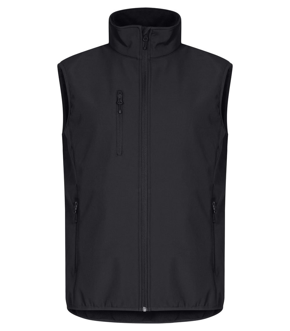 Vest Clique Classic Softshell Vest Herre – uten trykk – Sort