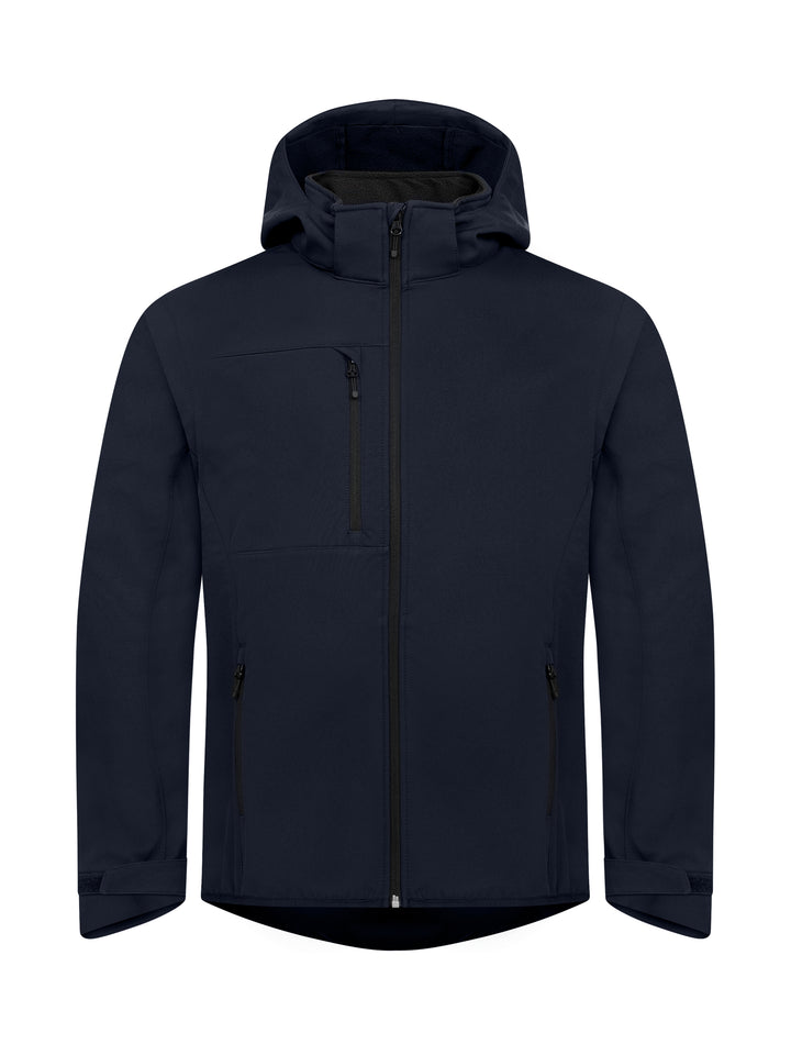 Softshelljakke Clique Classic Softshell 2 in 1 Herre – uten trykk – Marineblå