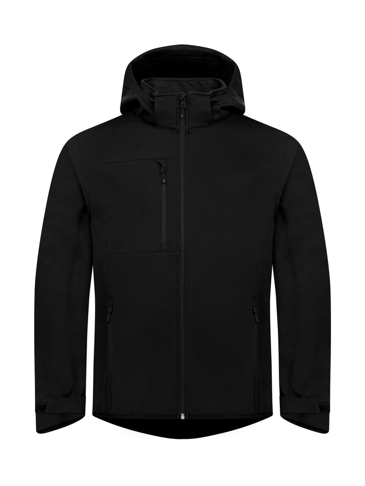 Softshelljakke Clique Classic Softshell 2 in 1 Herre – uten trykk – Sort