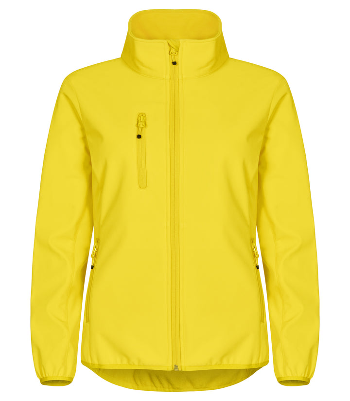 Softshelljakke Clique Classic Softshell Jacket Dame – uten trykk – Sitrongul