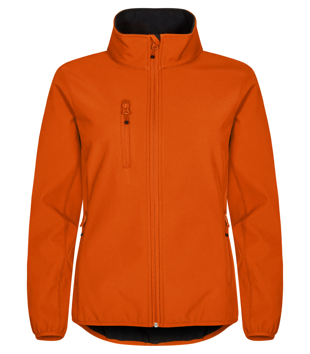 Softshelljakke Clique Classic Softshell Jacket Dame – uten trykk – Blodoransje