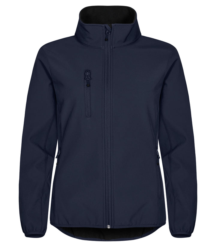 Softshelljakke Clique Classic Softshell Jacket Dame – uten trykk – Marineblå
