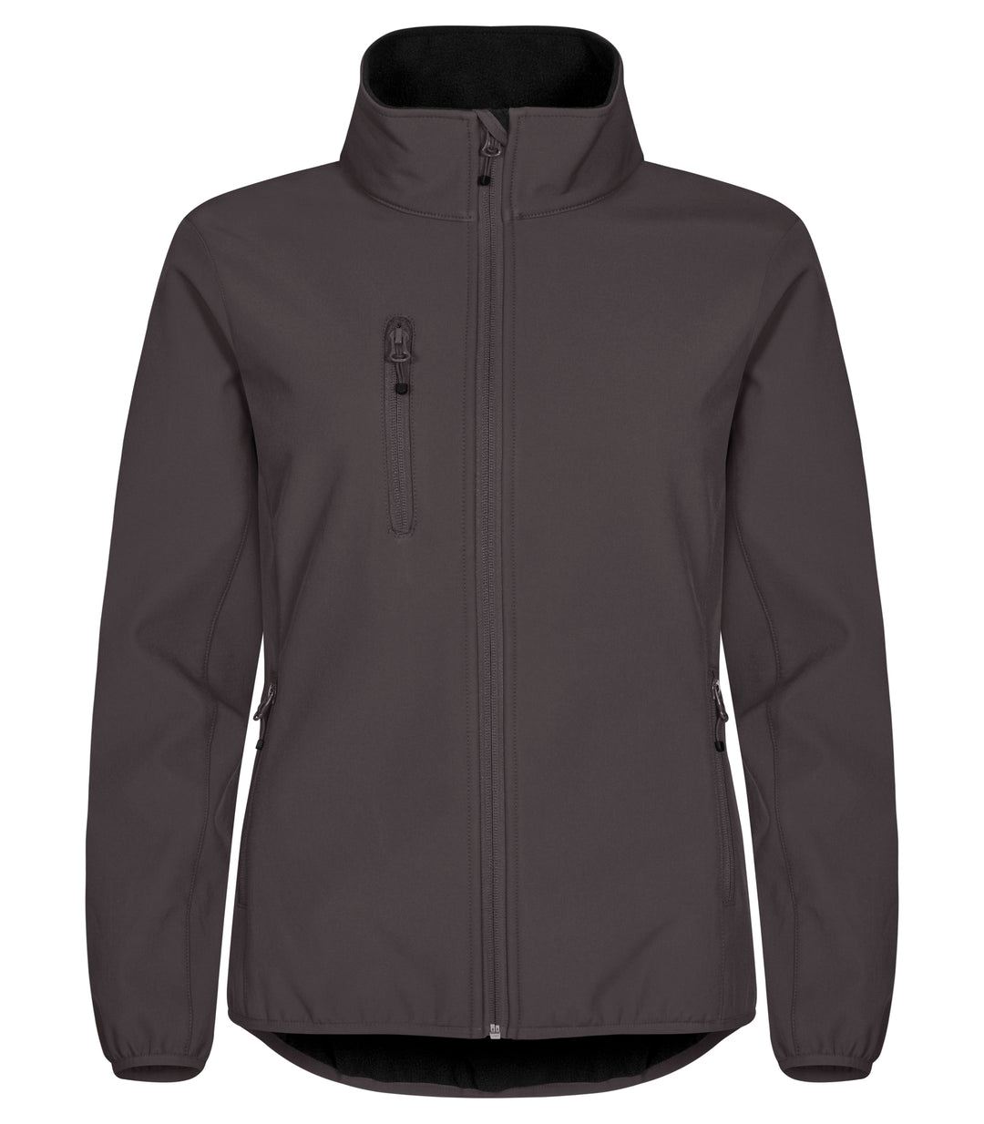 Softshelljakke Clique Classic Softshell Jacket Dame – uten trykk – Mørk grå