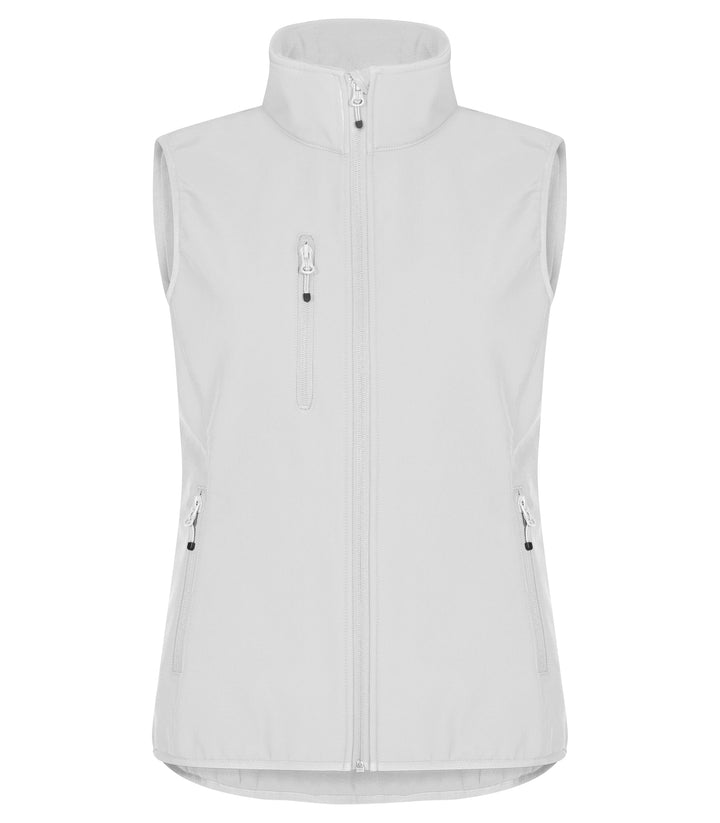 Vest Clique Classic Softshell Vest Dame – uten trykk – Hvit