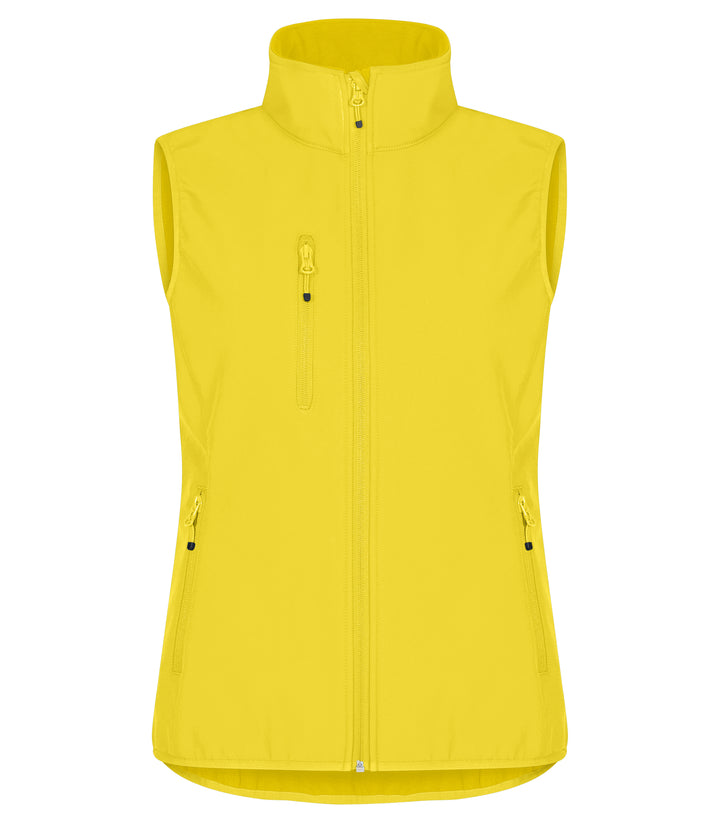 Vest Clique Classic Softshell Vest Dame – uten trykk – Sitrongul