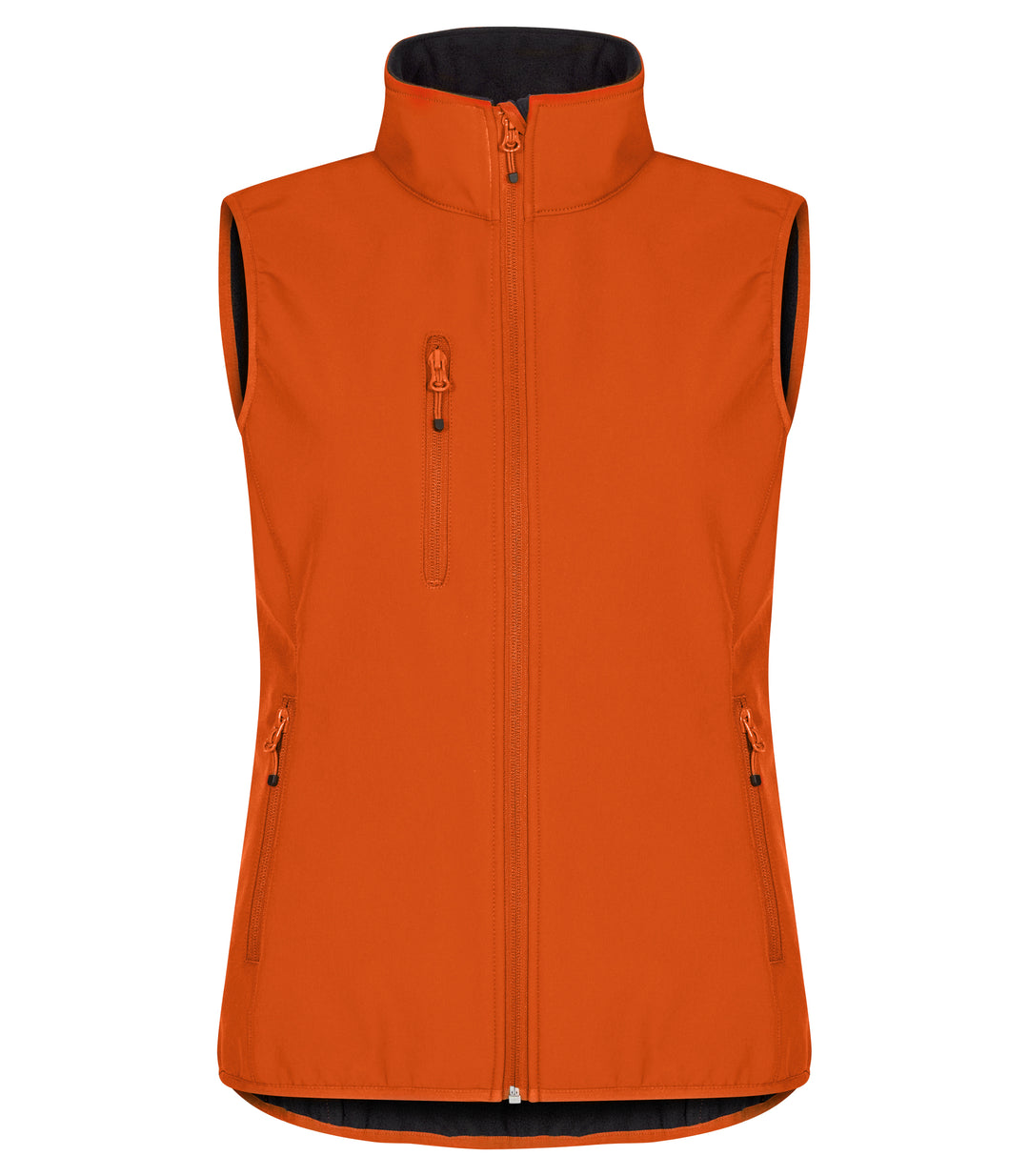 Vest Clique Classic Softshell Vest Dame – uten trykk – Blodoransje