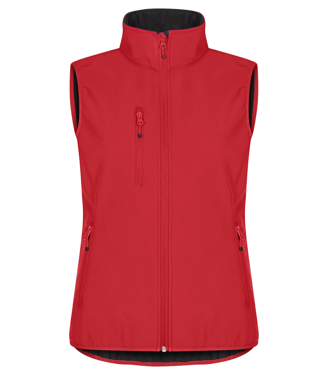 Vest Clique Classic Softshell Vest Dame – uten trykk – Rød