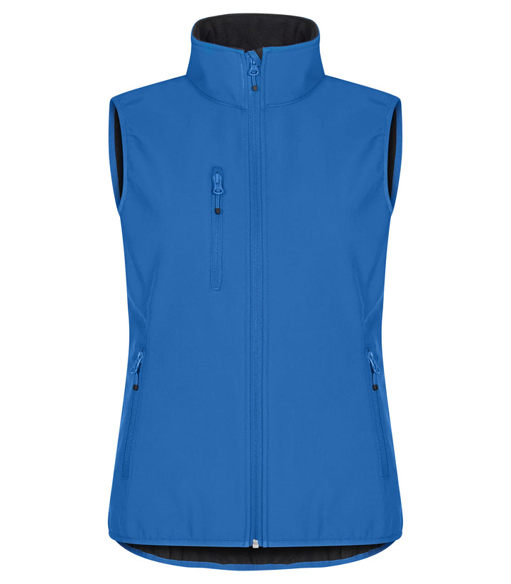 Vest Clique Classic Softshell Vest Dame – uten trykk – Kongeblå