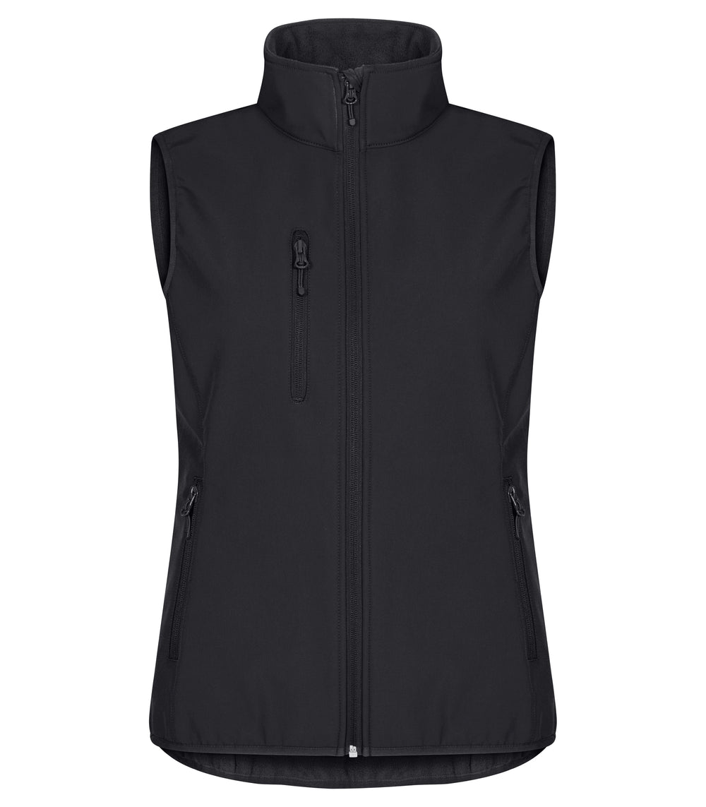 Vest Clique Classic Softshell Vest Dame – uten trykk – Sort