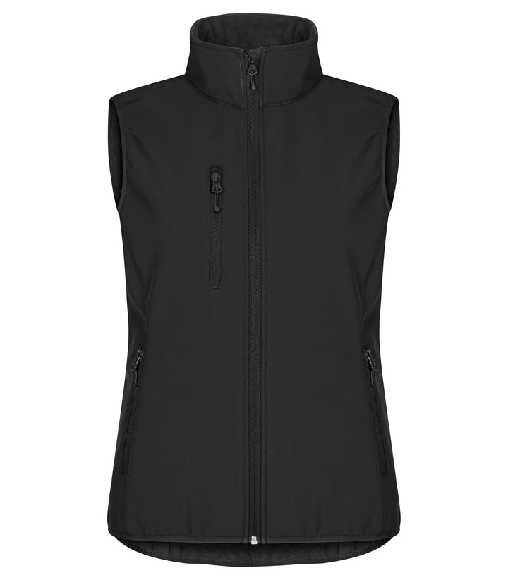 Vest Clique Classic Softshell Vest Dame – uten trykk – Sort
