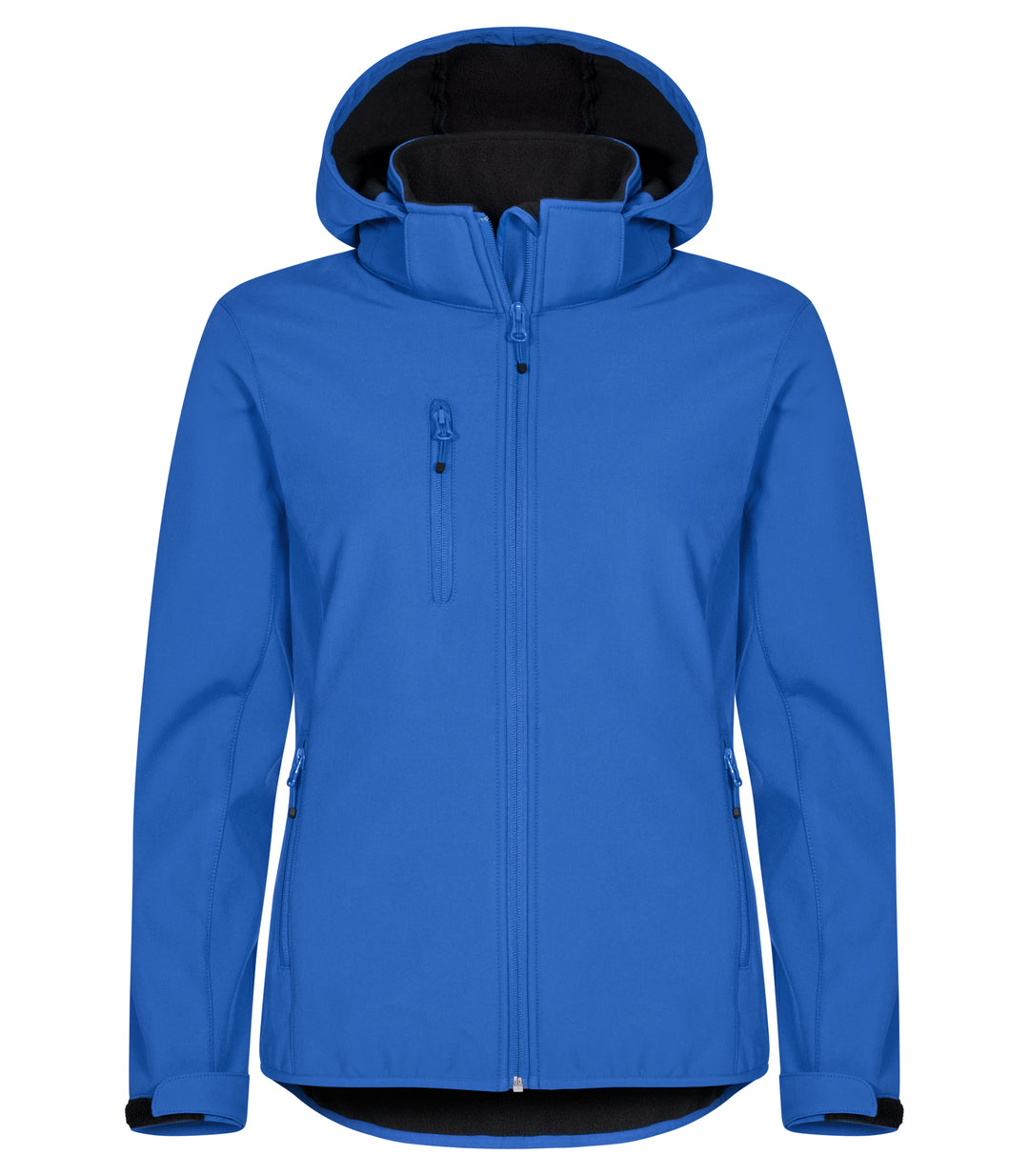 Softshelljakke Clique Classic Softshell Hoody Dame – uten trykk – Kongeblå