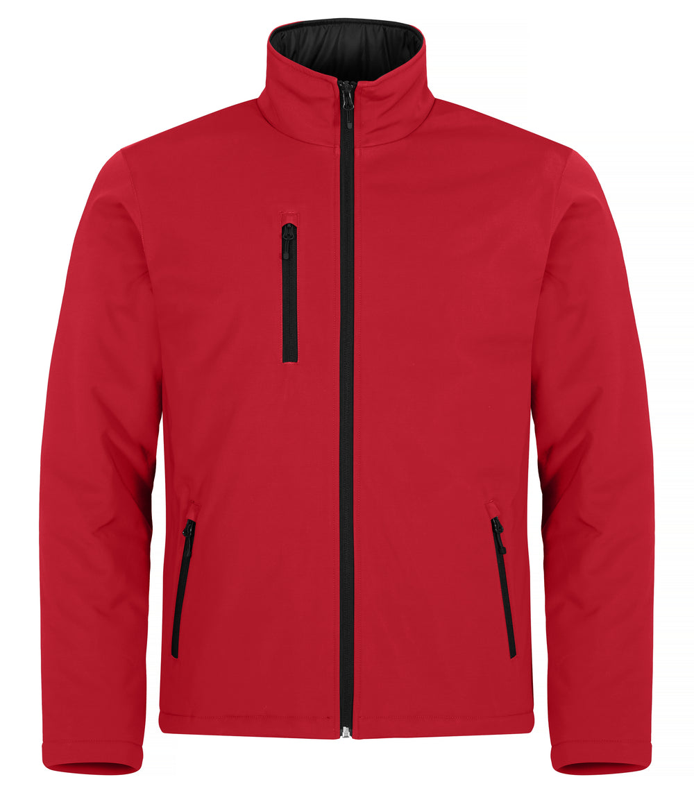 Softshelljakke Clique Padded Softshell Jacket Herre – uten trykk – Rød