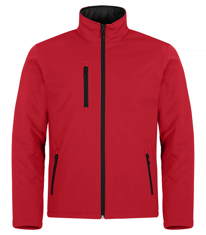 Softshelljakke Clique Padded Softshell Jacket Herre – uten trykk – Rød