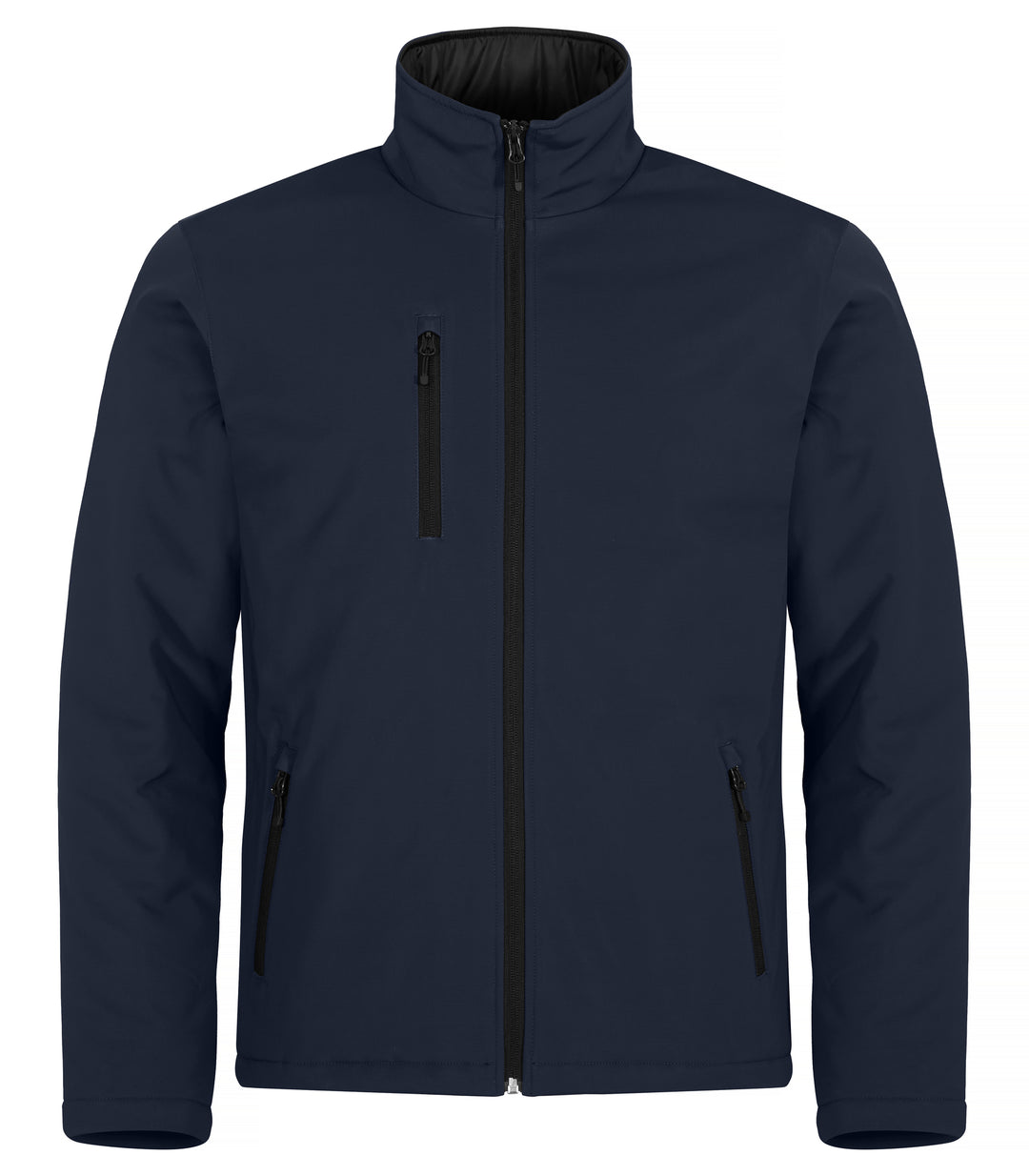 Softshelljakke Clique Padded Softshell Jacket Herre – uten trykk – Marineblå