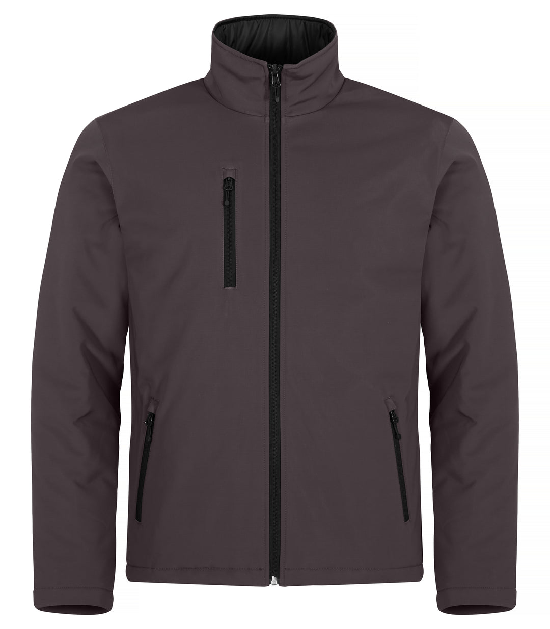 Softshelljakke Clique Padded Softshell Jacket Herre – uten trykk – Mørk grå