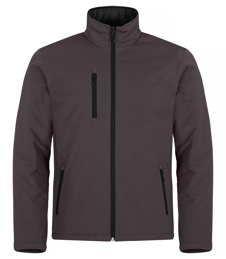 Softshelljakke Clique Padded Softshell Jacket Herre – uten trykk – Mørk grå