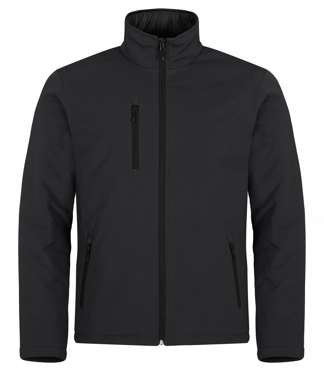 Softshelljakke Clique Padded Softshell Jacket Herre – uten trykk – Sort