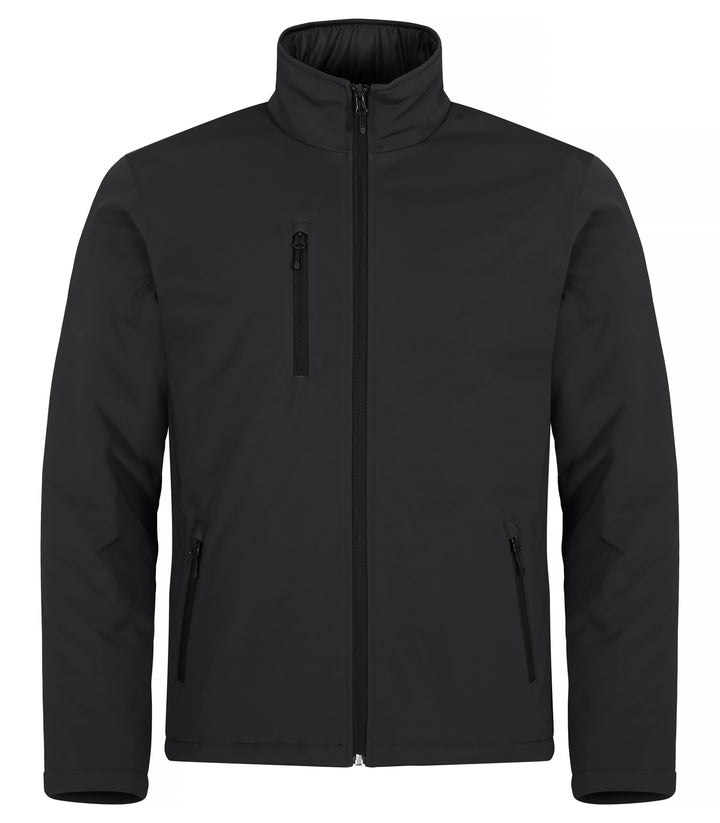 Softshelljakke Clique Padded Softshell Jacket Herre – uten trykk – Sort