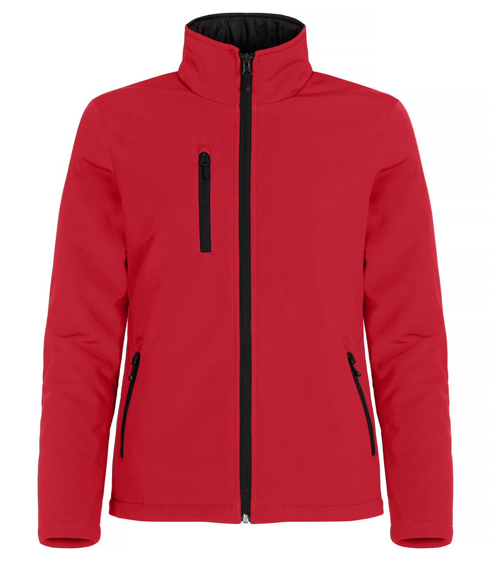 Softshelljakke Clique Padded Softshell Jacket Dame – uten trykk – Rød