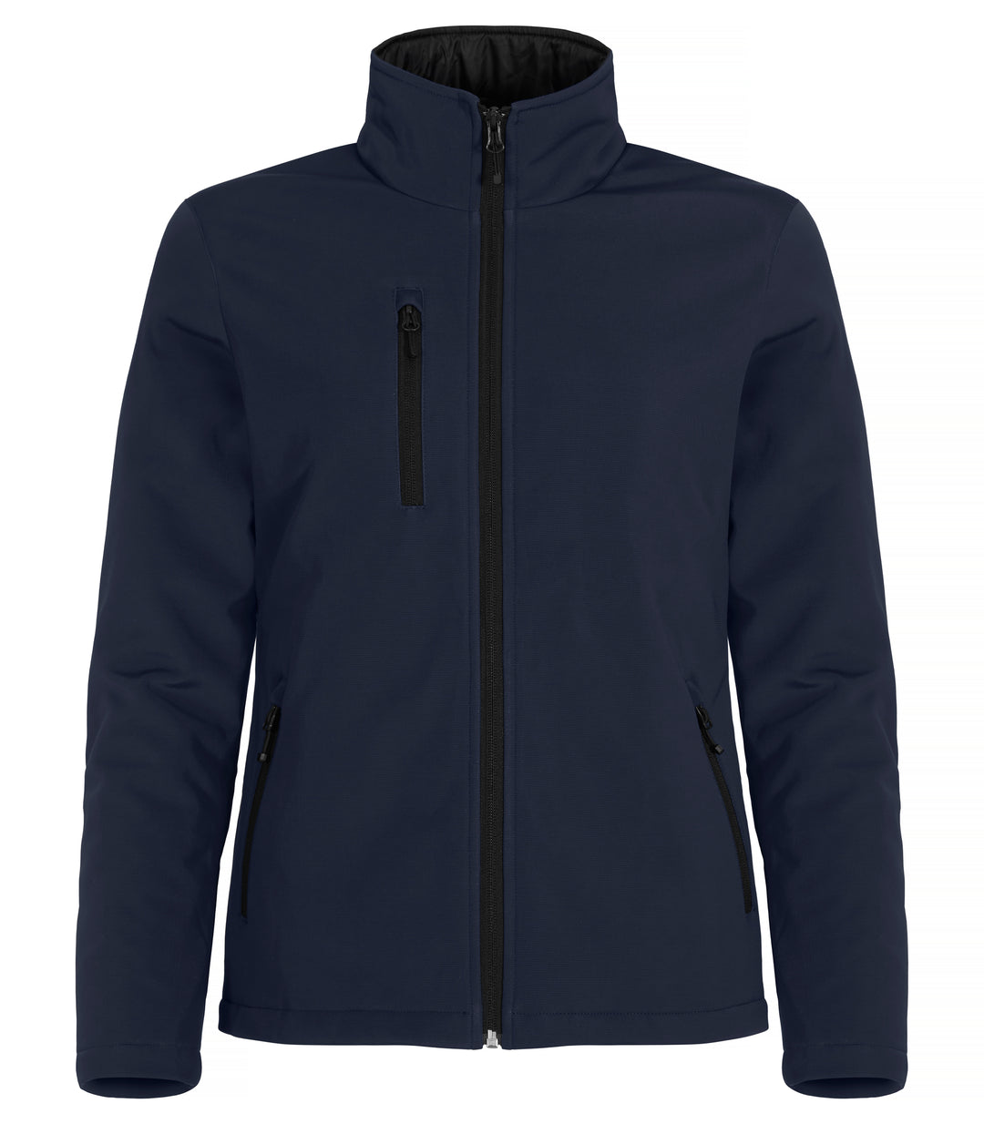 Softshelljakke Clique Padded Softshell Jacket Dame – uten trykk – Marineblå