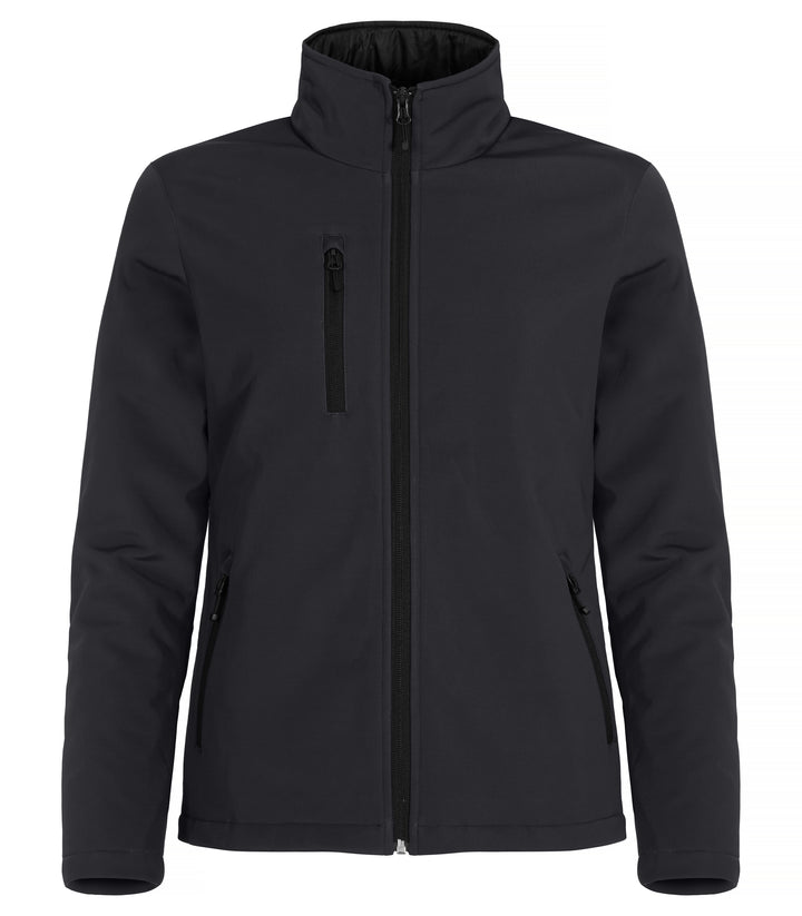 Softshelljakke Clique Padded Softshell Jacket Dame – uten trykk – Sort