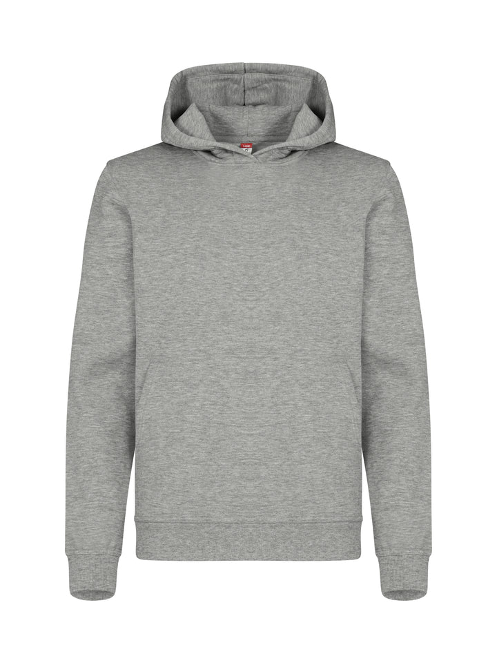 Hettegenser Clique Miami Hoody Junior – uten trykk – Gråmelert