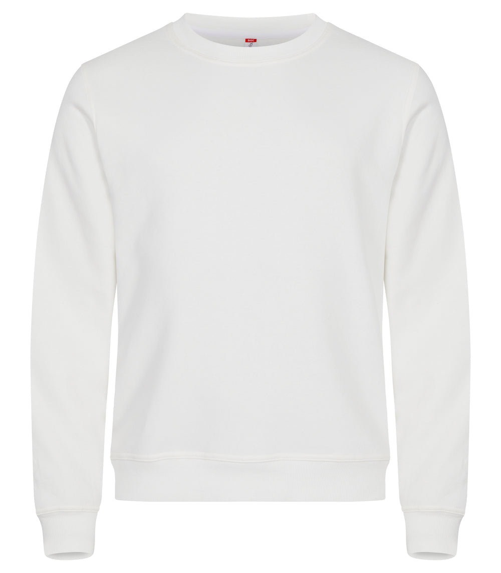 Collegegenser Clique Miami Roundneck Herre – uten trykk – Offwhite