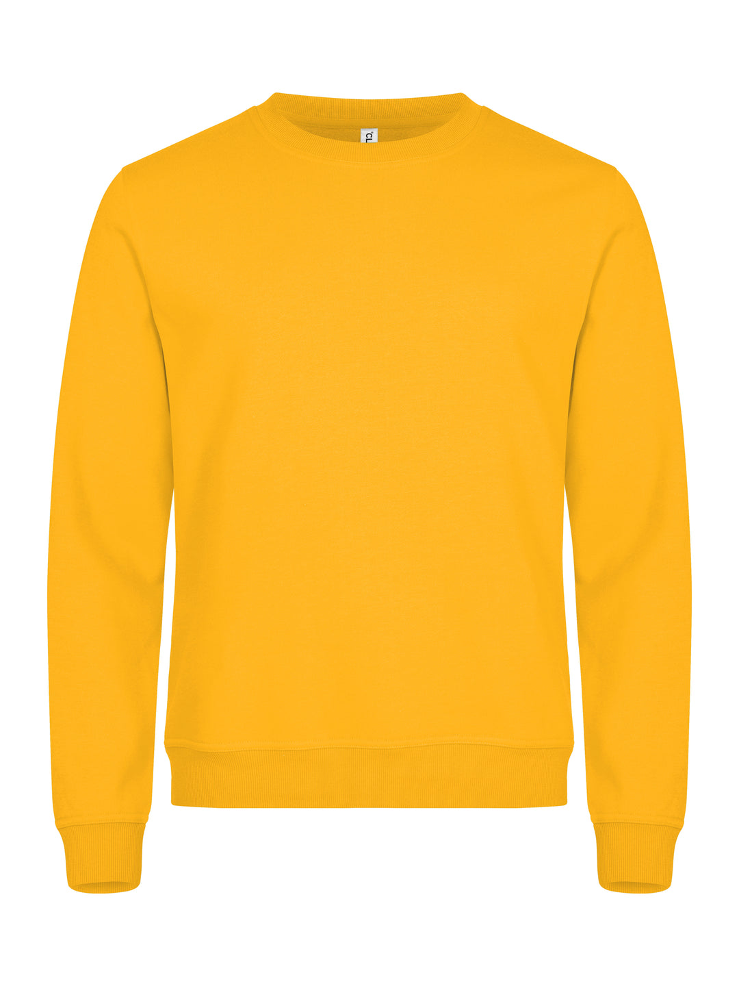 Collegegenser Clique Miami Roundneck Herre – uten trykk – Sitrongul