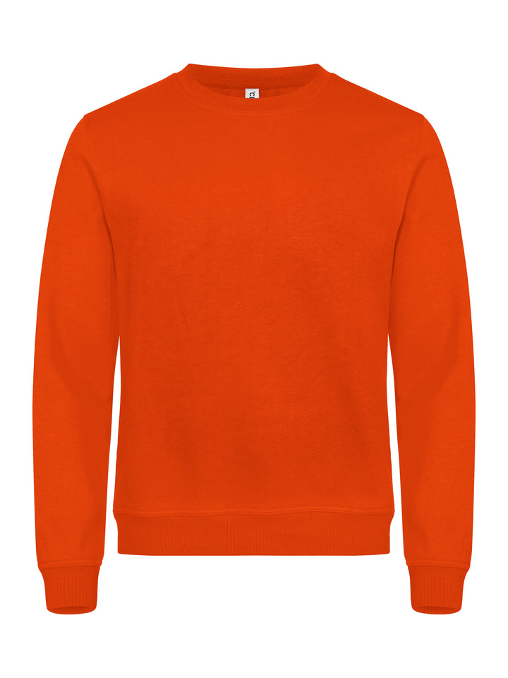 Collegegenser Clique Miami Roundneck Herre – uten trykk – Oransje