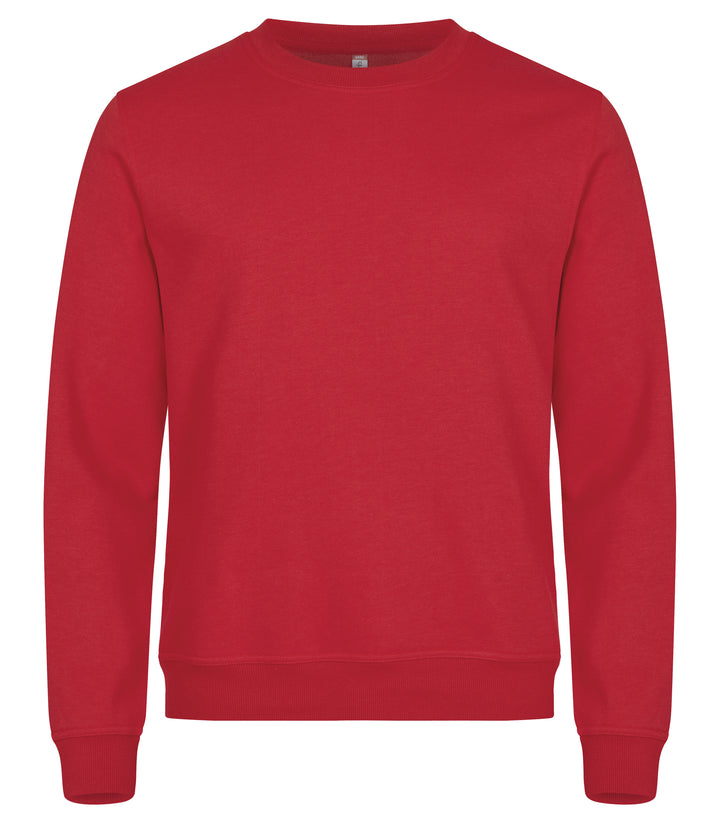 Collegegenser Clique Miami Roundneck Herre – uten trykk – Rød