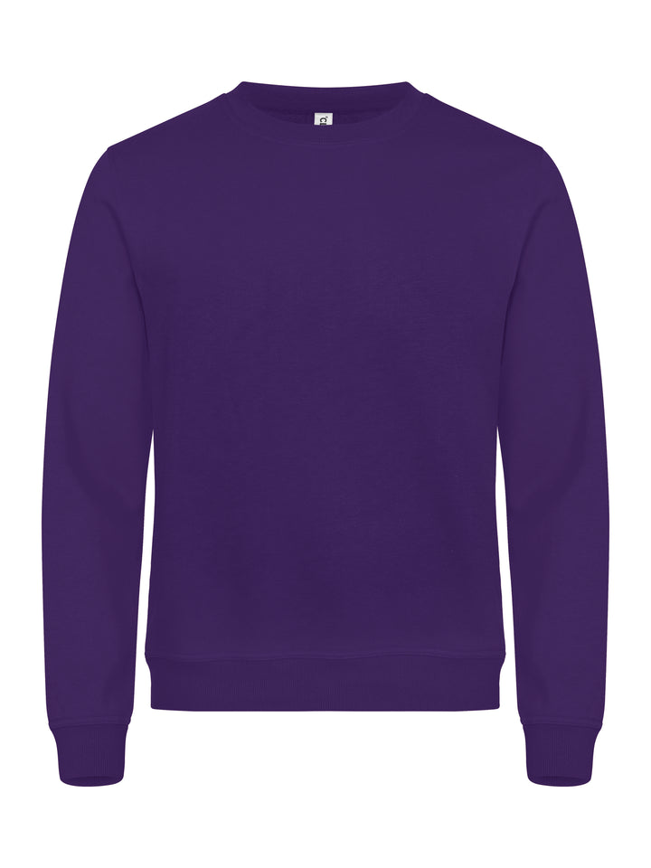 Collegegenser Clique Miami Roundneck Herre – uten trykk – Lys lilla