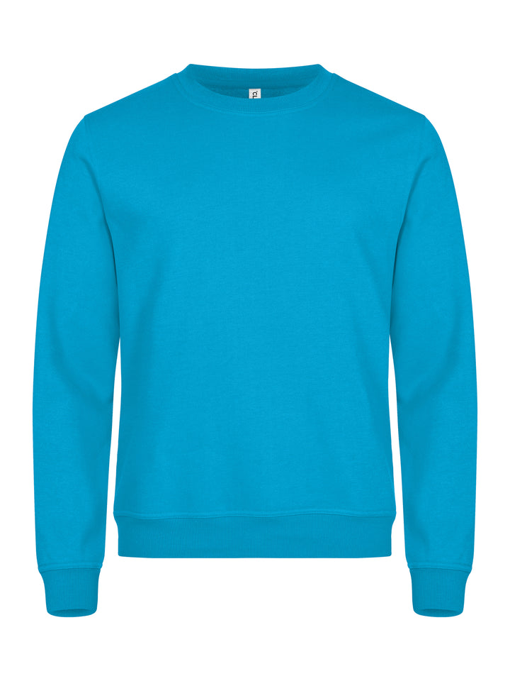 Collegegenser Clique Miami Roundneck Herre – uten trykk – Turkis
