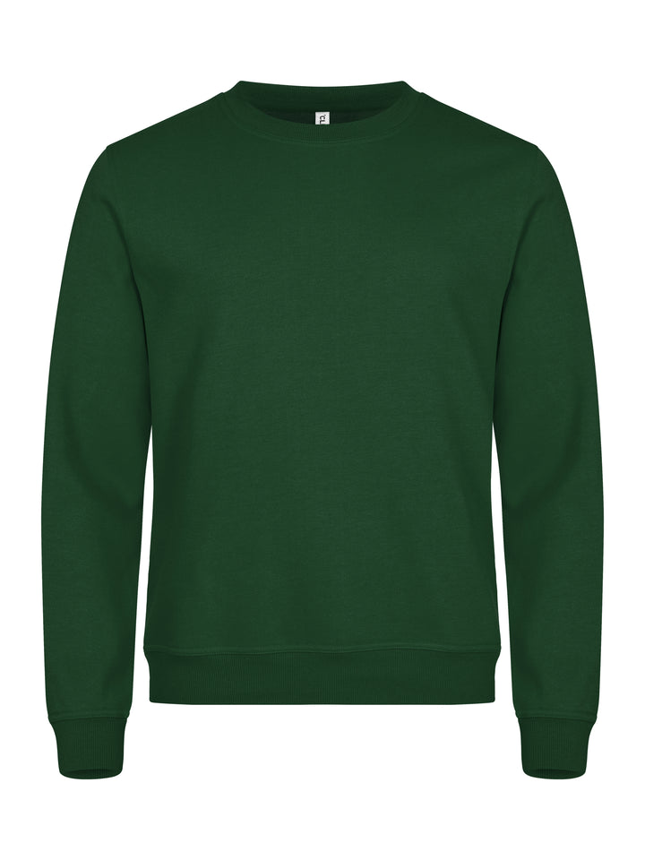 Collegegenser Clique Miami Roundneck Herre – uten trykk – Flaskegrønn