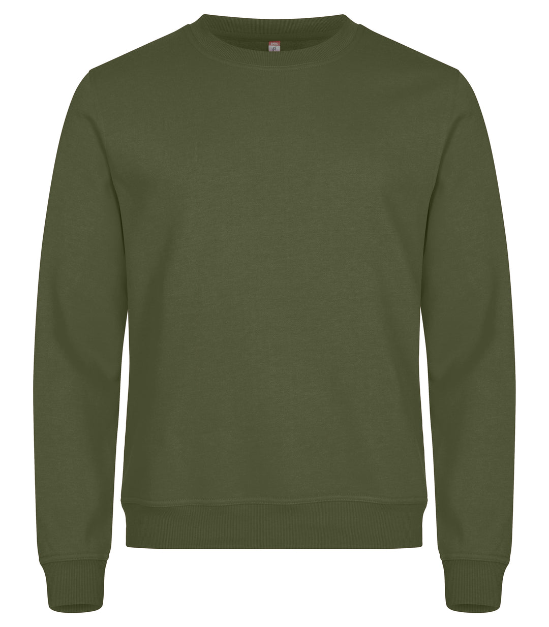 Collegegenser Clique Miami Roundneck Herre – uten trykk – Armégrønn