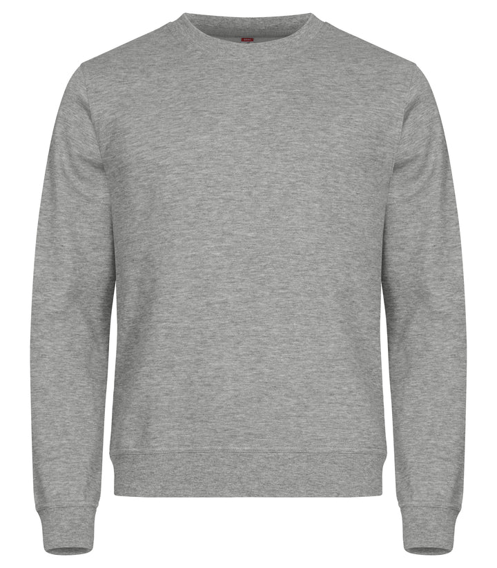 Collegegenser Clique Miami Roundneck Herre – uten trykk – Gråmelert