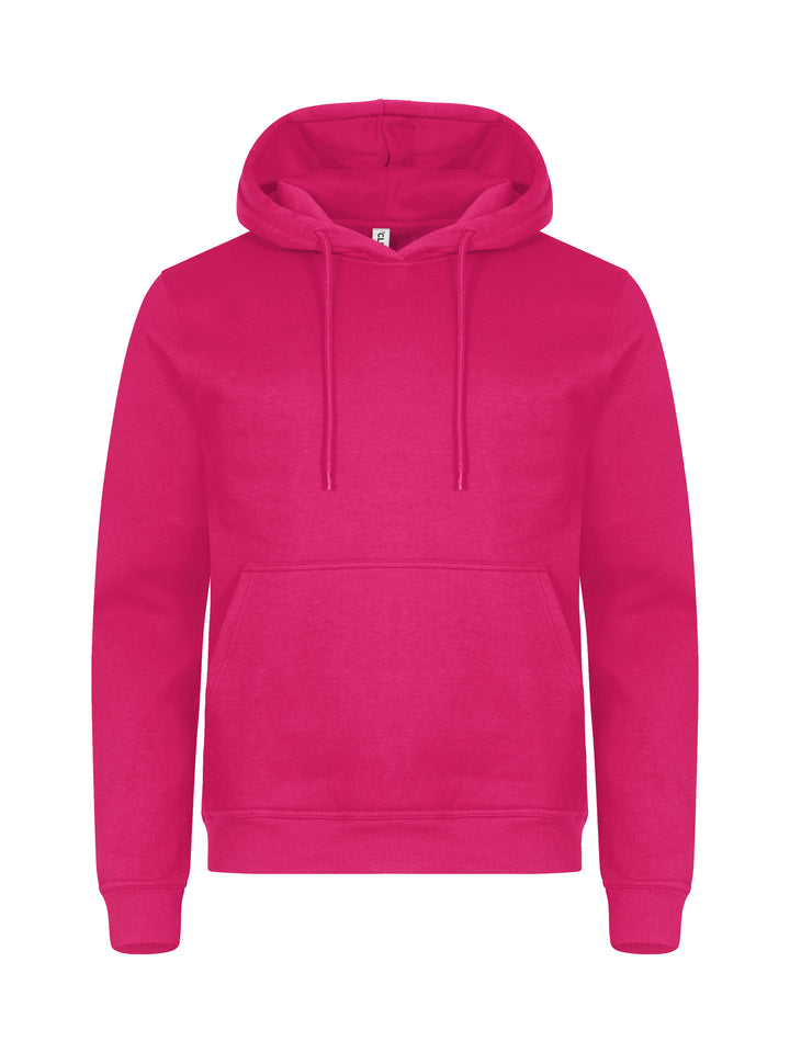 Hettegenser Clique Miami Hoody Herre – uten trykk – Cerise