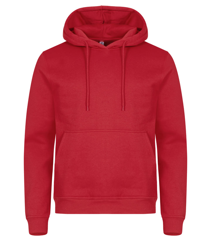 Hettegenser Clique Miami Hoody Herre – uten trykk – Rød