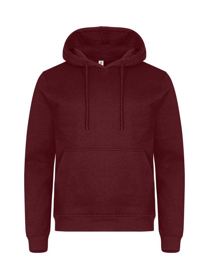 Hettegenser Clique Miami Hoody Herre – uten trykk – Burgunder
